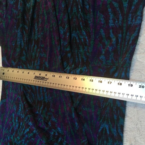 Clara Sun Woo Medium Abstract Print Shawl Collar Cardigan Sweater Lightweight - Picture 7 of 9